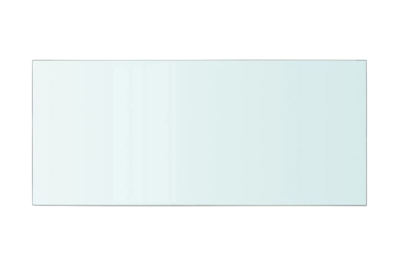 Hyllplan glas genomskinlig 50x25 cm - Transparent - Förvaring - Klädförvaring - Garderob & garderobssystem - Garderobsinredning - Hyllplan till garderob