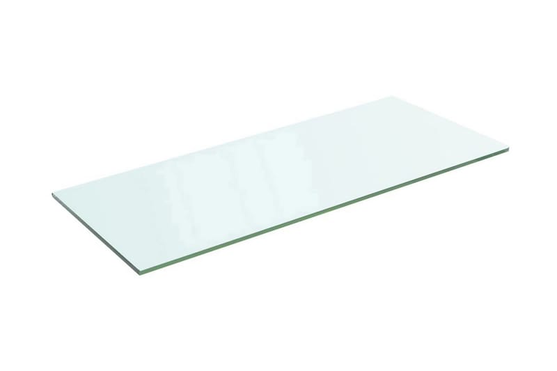 Hyllplan glas genomskinlig 60x20 cm - Transparent - Förvaring - Klädförvaring - Garderob & garderobssystem - Garderobsinredning - Hyllplan till garderob