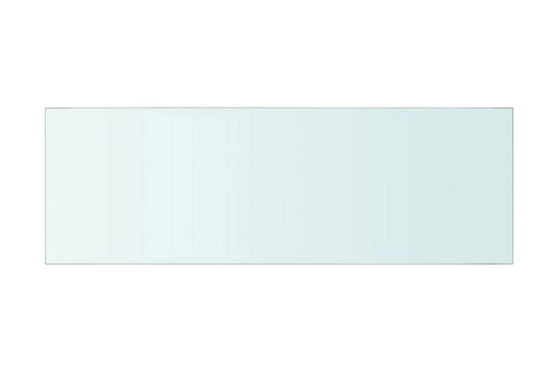 Hyllplan glas genomskinlig 60x20 cm - Transparent - Förvaring - Klädförvaring - Garderob & garderobssystem - Garderobsinredning - Hyllplan till garderob