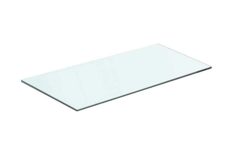 Hyllplan glas genomskinlig 60x25 cm - Transparent - Hyllplan & hyllkonsol - Hyllplan till garderob