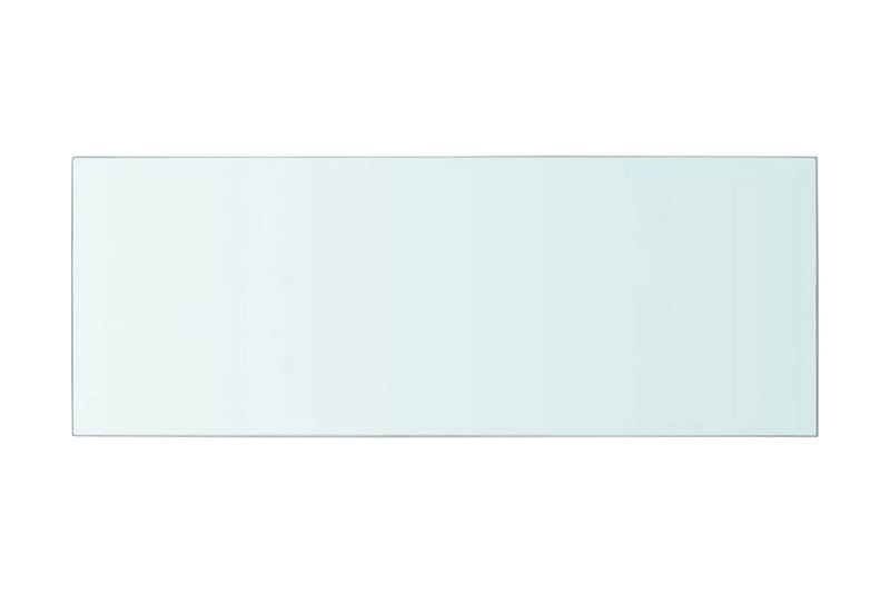 Hyllplan glas genomskinlig 60x25 cm - Transparent - Förvaring - Klädförvaring - Garderob & garderobssystem - Garderobsinredning - Hyllplan till garderob