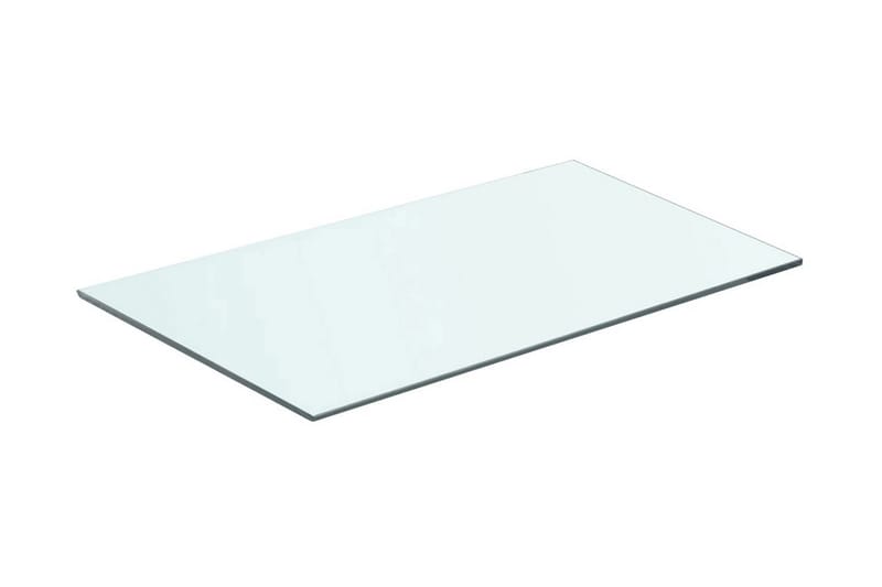 Hyllplan glas genomskinlig 60x30 cm - Transparent - Hyllplan till garderob - Hyllplan & hyllkonsol
