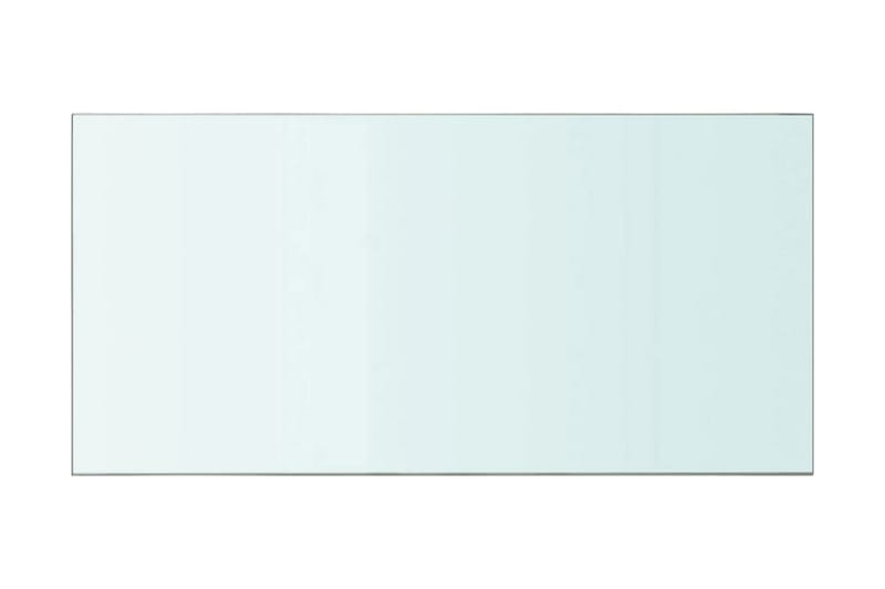 Hyllplan glas genomskinlig 60x30 cm - Transparent - Förvaring - Klädförvaring - Garderob & garderobssystem - Garderobsinredning - Hyllplan till garderob