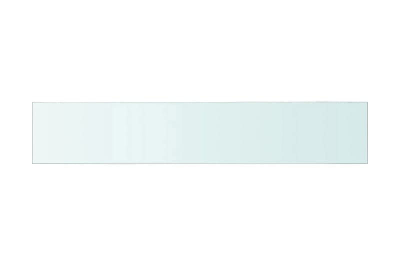 Hyllplan glas genomskinlig 70x12 cm - Transparent - Förvaring - Klädförvaring - Garderob & garderobssystem - Garderobsinredning - Hyllplan till garderob