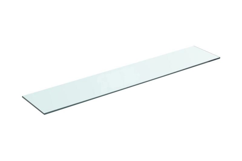 Hyllplan glas genomskinlig 80x15 cm - Gul - Hyllplan till garderob - Hyllplan & hyllkonsol