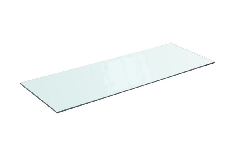 Hyllplan glas genomskinlig 80x30 cm - Transparent - Förvaring - Klädförvaring - Garderob & garderobssystem - Garderobsinredning - Hyllplan till garderob