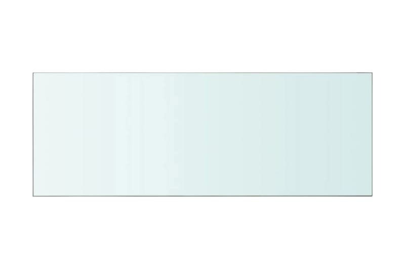 Hyllplan glas genomskinlig 80x30 cm - Transparent - Förvaring - Klädförvaring - Garderob & garderobssystem - Garderobsinredning - Hyllplan till garderob