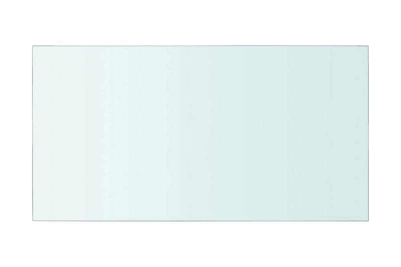 Hyllplan glas genomskinligt 40x25 cm - Transparent - Förvaring - Klädförvaring - Garderob & garderobssystem - Garderobsinredning - Hyllplan till garderob