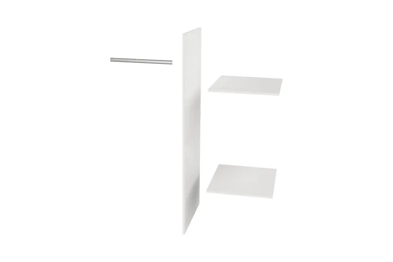 Varius Garderob 2 Dörrar 2 Lådor, Vit