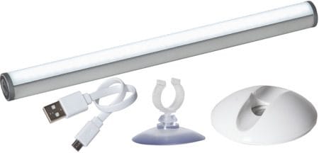 LED-lampa Functional Make Up Light 21 cm Uppladdningsbar 3-stegsdimring - Silver - Belysning & el - Ljuskällor & glödlampor - LED-belysning - LED-lampa