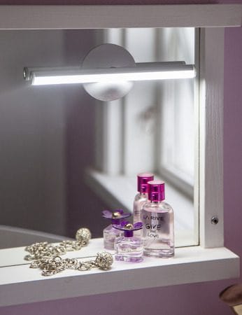 LED-lampa Functional Make Up Light 21 cm Uppladdningsbar 3-stegsdimring - Silver - Belysning & el - Ljuskällor & glödlampor - LED-belysning - LED-lampa