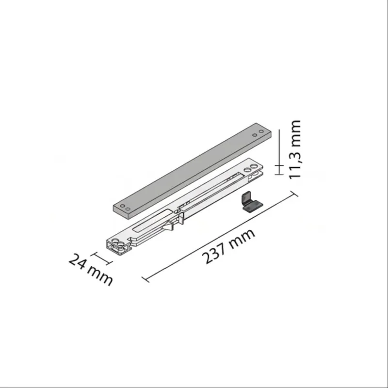 Tyst system för garderob Alabama Typ 61, 63, undefined
