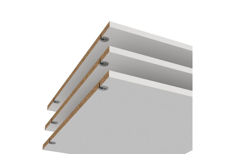 Vanish Hyllkonsol 47x55 cm - Vit - Förvaring - Klädförvaring - Garderob & garderobssystem - Garderobsinredning - Hyllkonsol till garderob