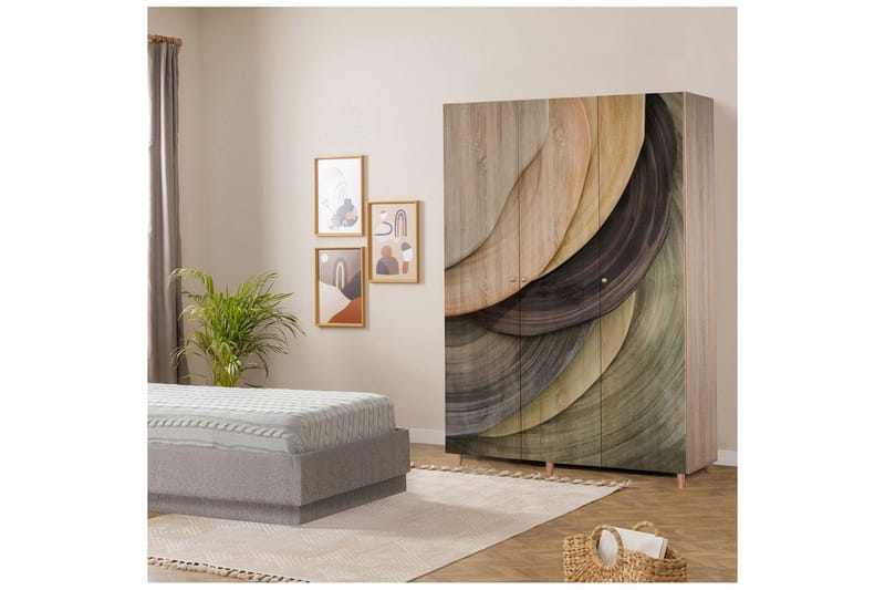 Gladfield Garderobsskåp 135x192 cm - Förvaring - Klädförvaring - Garderob & garderobssystem