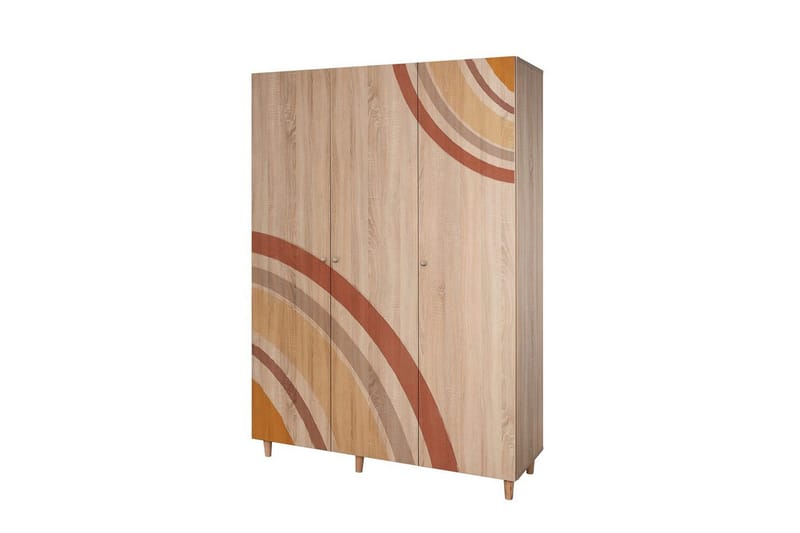 Gladfield Garderobsskåp 135x192 cm - Förvaring - Klädförvaring - Garderob & garderobssystem