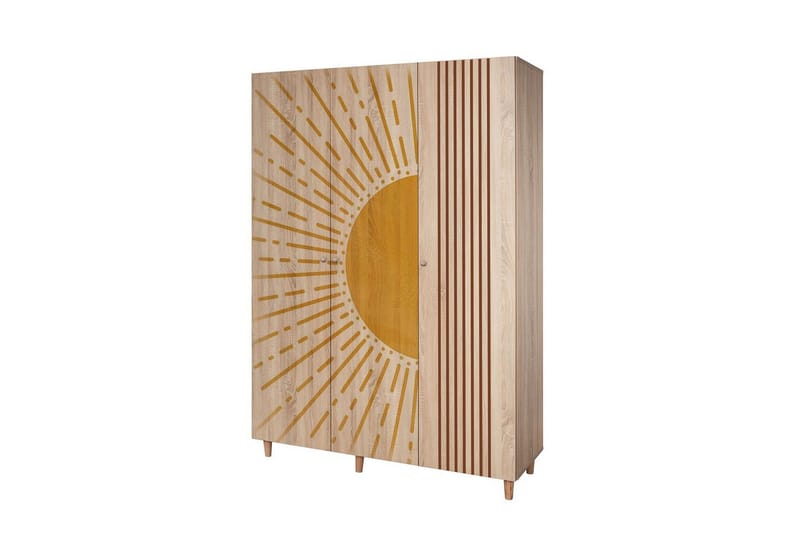 Gladfield Garderobsskåp 135x192 cm - Förvaring - Klädförvaring - Garderob & garderobssystem