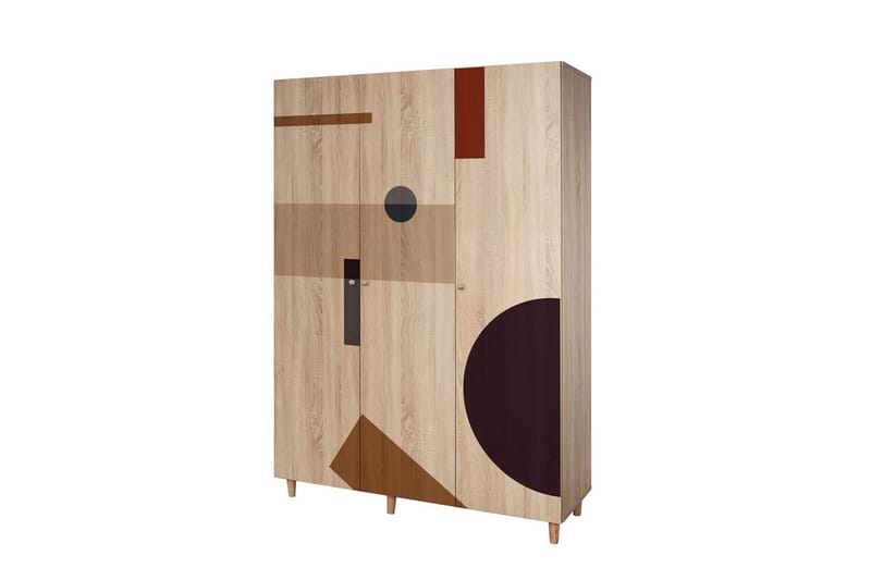 Gladfield Garderobsskåp 135x192 cm - Förvaring - Klädförvaring - Garderob & garderobssystem - Klädskåp & fristående garderob