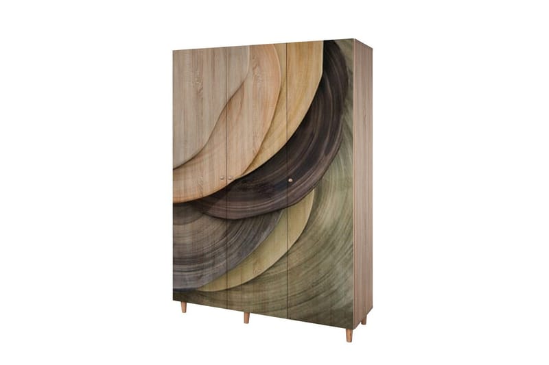 Gladfield Garderobsskåp 135x192 cm - Förvaring - Klädförvaring - Garderob & garderobssystem - Klädskåp & fristående garderob