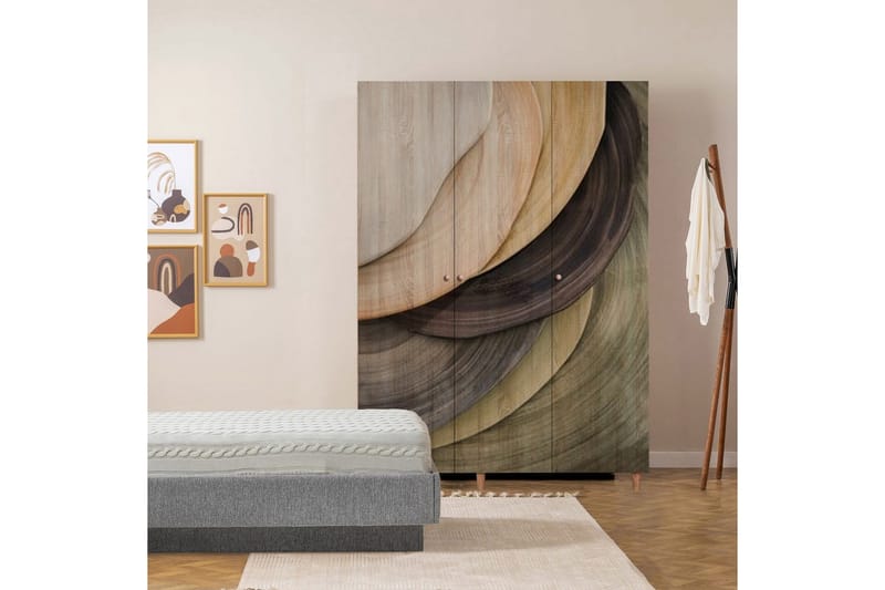 Gladfield Garderobsskåp 135x192 cm - Förvaring - Klädförvaring - Garderob & garderobssystem - Klädskåp & fristående garderob