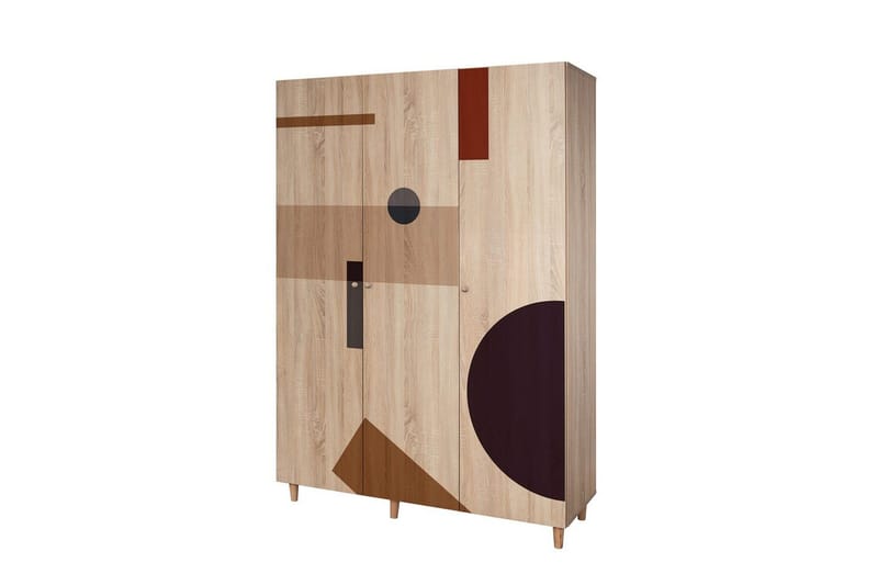 Gladfield Garderobsskåp 135x192 cm - Förvaring - Klädförvaring - Garderob & garderobssystem