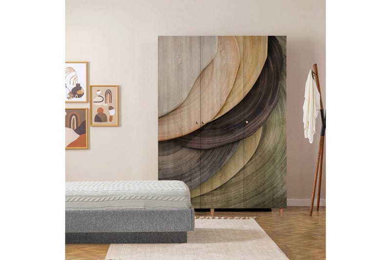 Gladfield Garderobsskåp 135x192 cm - Förvaring - Klädförvaring - Garderob & garderobssystem