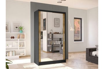 Glenmore Garderob m. Spegel Black - Förvaring - Klädförvaring - Garderob & garderobssystem