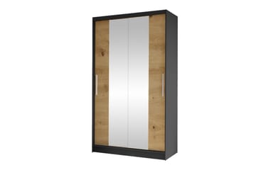Glenmore Garderob m. Spegel Black - Förvaring - Klädförvaring - Garderob & garderobssystem