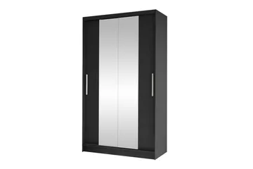 Glenmore Garderob m. Spegel Black - Förvaring - Klädförvaring - Garderob & garderobssystem