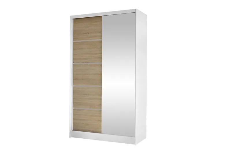 Glenmore Garderob m. Spegel NO_BRAND White, undefined