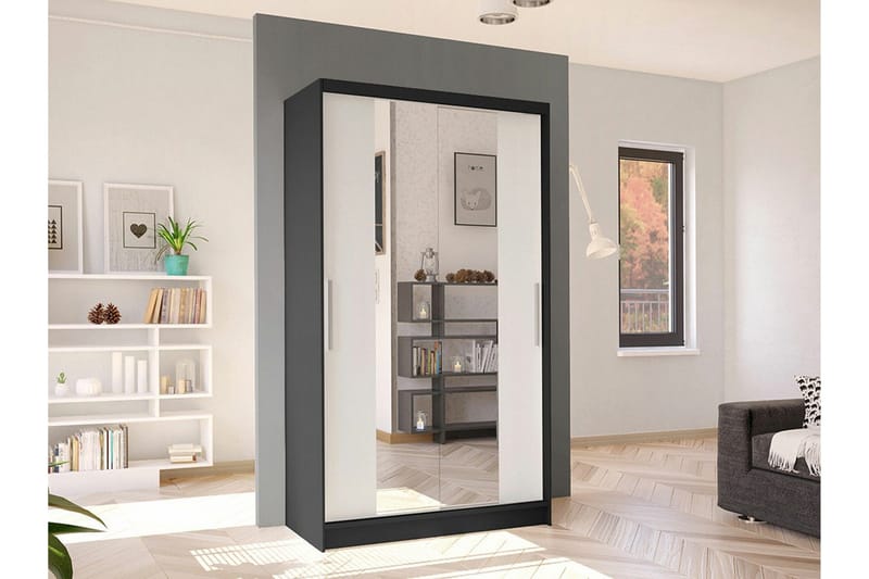 Glenmore Garderob m. Spegel White - Förvaring - Klädförvaring - Garderob & garderobssystem