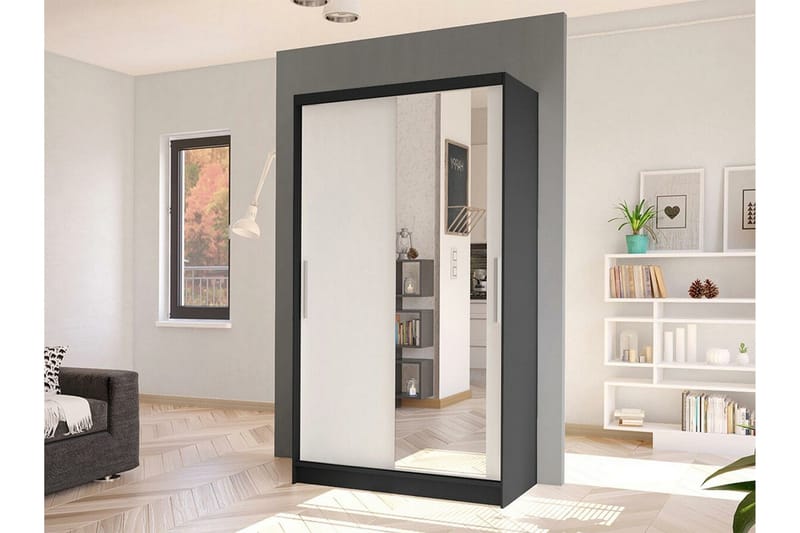 Glenmore Garderob m. Spegel White - Förvaring - Klädförvaring - Garderob & garderobssystem