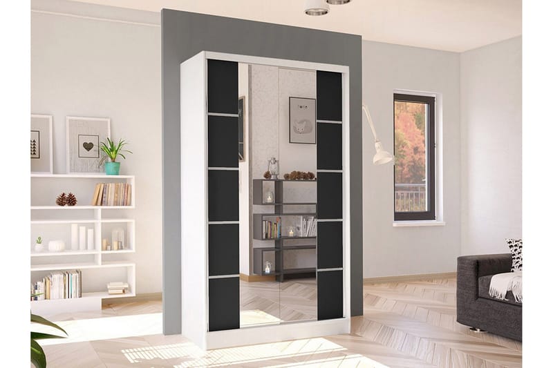 Glenmore Garderob m. Spegel White - Förvaring - Klädförvaring - Garderob & garderobssystem