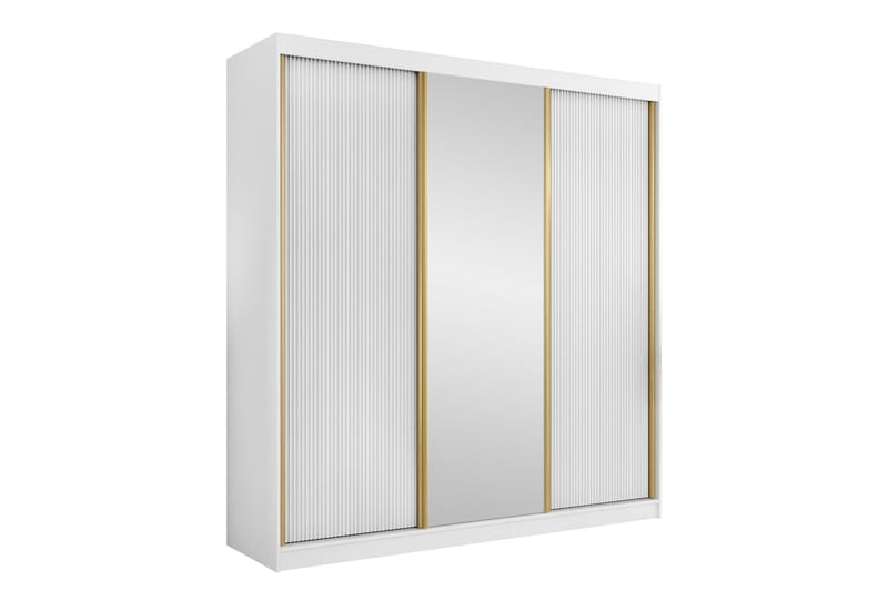 Gudelia Garderob 200x216 cm, Blå