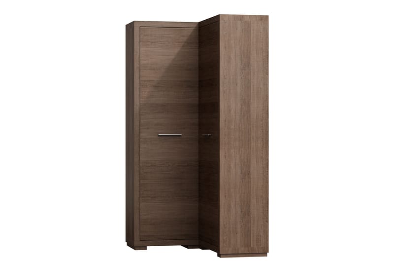 Vegas Garderob 54x109 cm LED-belysning - Ek - Förvaring - Klädförvaring - Garderob & garderobssystem - Hörngarderob