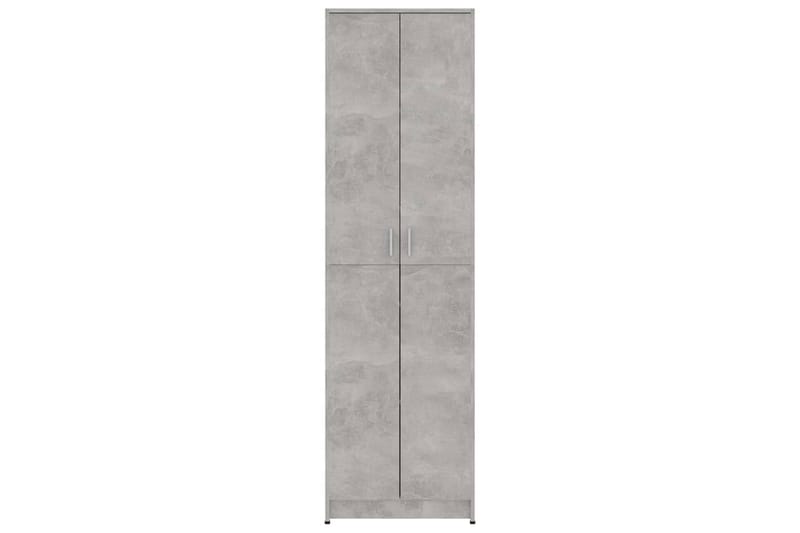 Hallgarderob betonggrå 55x25x189 cm spånskiva - Betonggrå - Förvaring - Klädförvaring - Garderob & garderobssystem