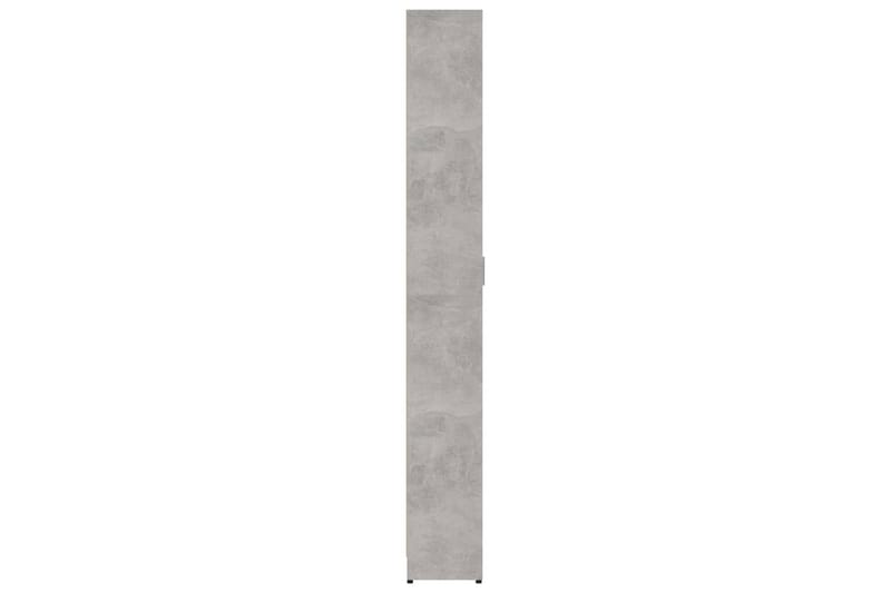 Hallgarderob betonggrå 55x25x189 cm spånskiva - Betonggrå - Förvaring - Klädförvaring - Garderob & garderobssystem