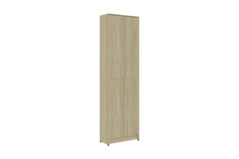 Hallgarderob sonoma-ek 55x25x189 cm spånskiva - Brun - Förvaring - Klädförvaring - Garderob & garderobssystem