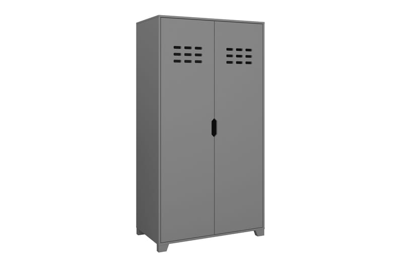 Haltekarr Garderob 90x50 cm - Grå - Förvaring - Klädförvaring - Garderob & garderobssystem