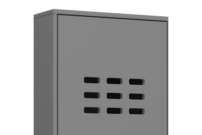 Haltekarr Garderob 90x50 cm - Grå - Förvaring - Klädförvaring - Garderob & garderobssystem