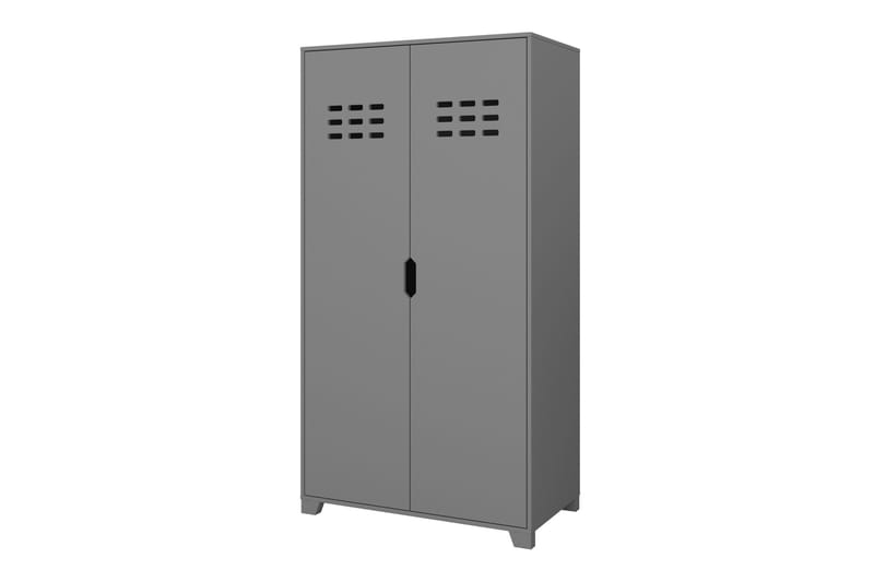 Haltekarr Garderob 90x50 cm - Grå - Förvaring - Klädförvaring - Garderob & garderobssystem