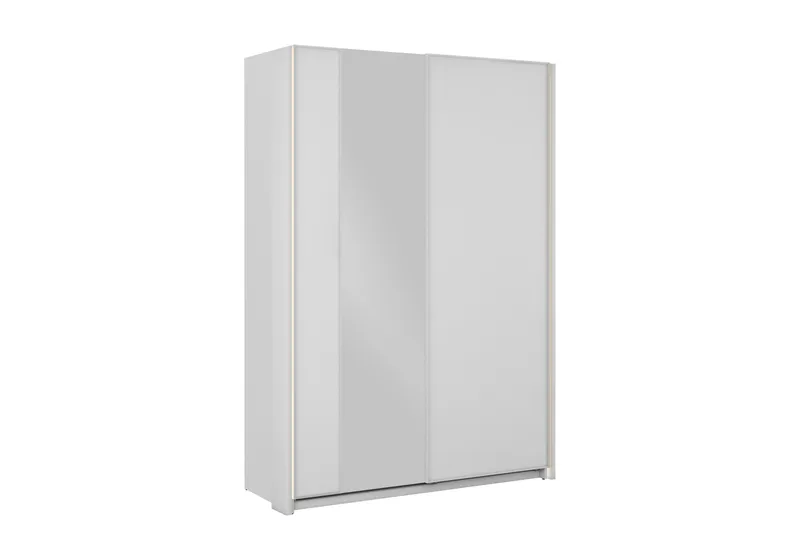 Haruna Garderob med Spegel 150x235 cm, Vit