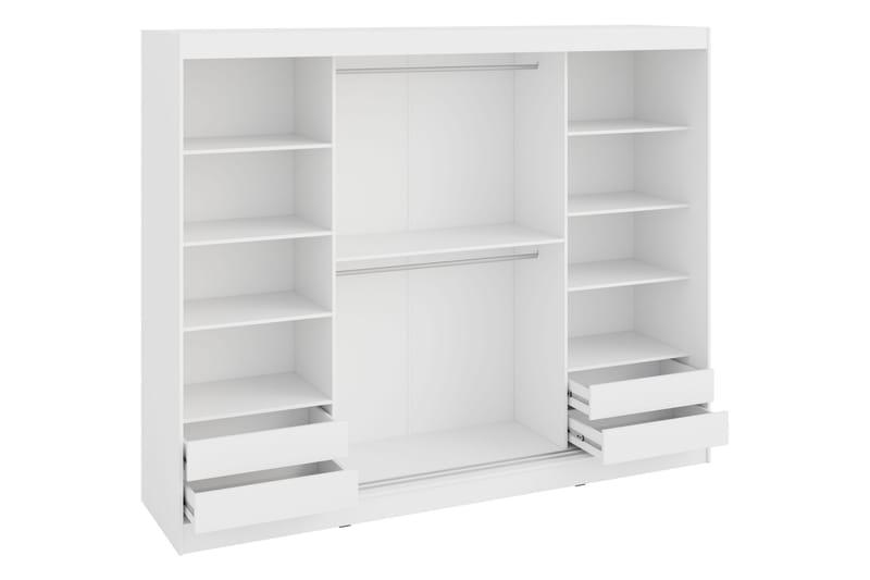 Harvans Garderob 250x203 cm - Svart - Förvaring - Klädförvaring - Garderob & garderobssystem