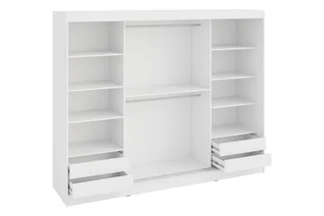 Harvans Garderob 250x203 cm - Svart - Förvaring - Klädförvaring - Garderob & garderobssystem