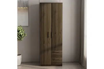 Hearst Garderobsskåp 60x171,8 cm - Valnöt - Förvaring - Klädförvaring - Garderob & garderobssystem - Klädskåp & fristående garderob