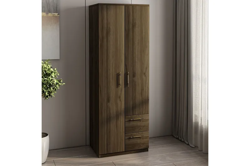 Hearst Garderobsskåp 60x171,8 cm - Valnöt - Förvaring - Klädförvaring - Garderob & garderobssystem