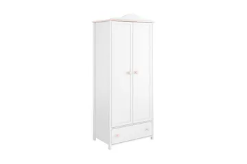 Hilts Garderob 85x196 cm i Trä - Vit - Förvaring - Klädförvaring - Garderob & garderobssystem