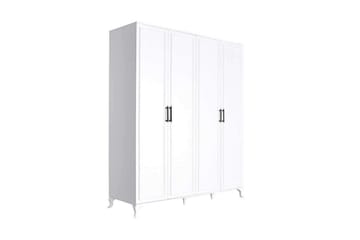 Hiora Garderob 180x224 cm - Vit - Förvaring - Klädförvaring - Garderob & garderobssystem