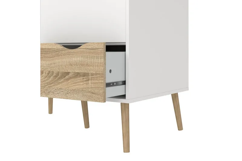 Hostafranc Garderobsskåp 98,7x200,1 cm - Vit - Förvaring - Klädförvaring - Garderob & garderobssystem - Klädskåp & fristående garderob