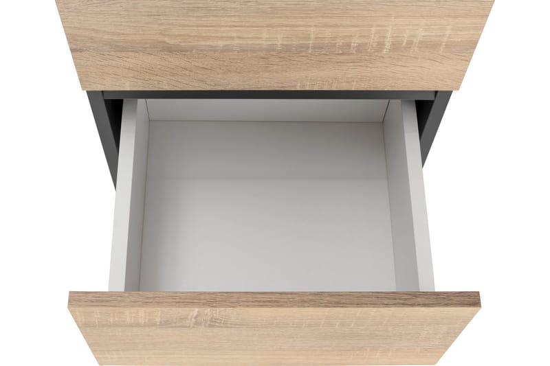 Hudnall Garderob 38x35 cm Hög - Antracit/Vit - Förvaring - Klädförvaring - Garderob & garderobssystem