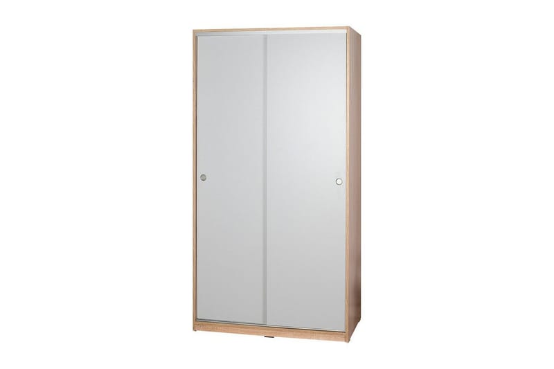 Jovel Garderob 94x182 cm - Vit/Korallrosa - Förvaring - Klädförvaring - Garderob & garderobssystem